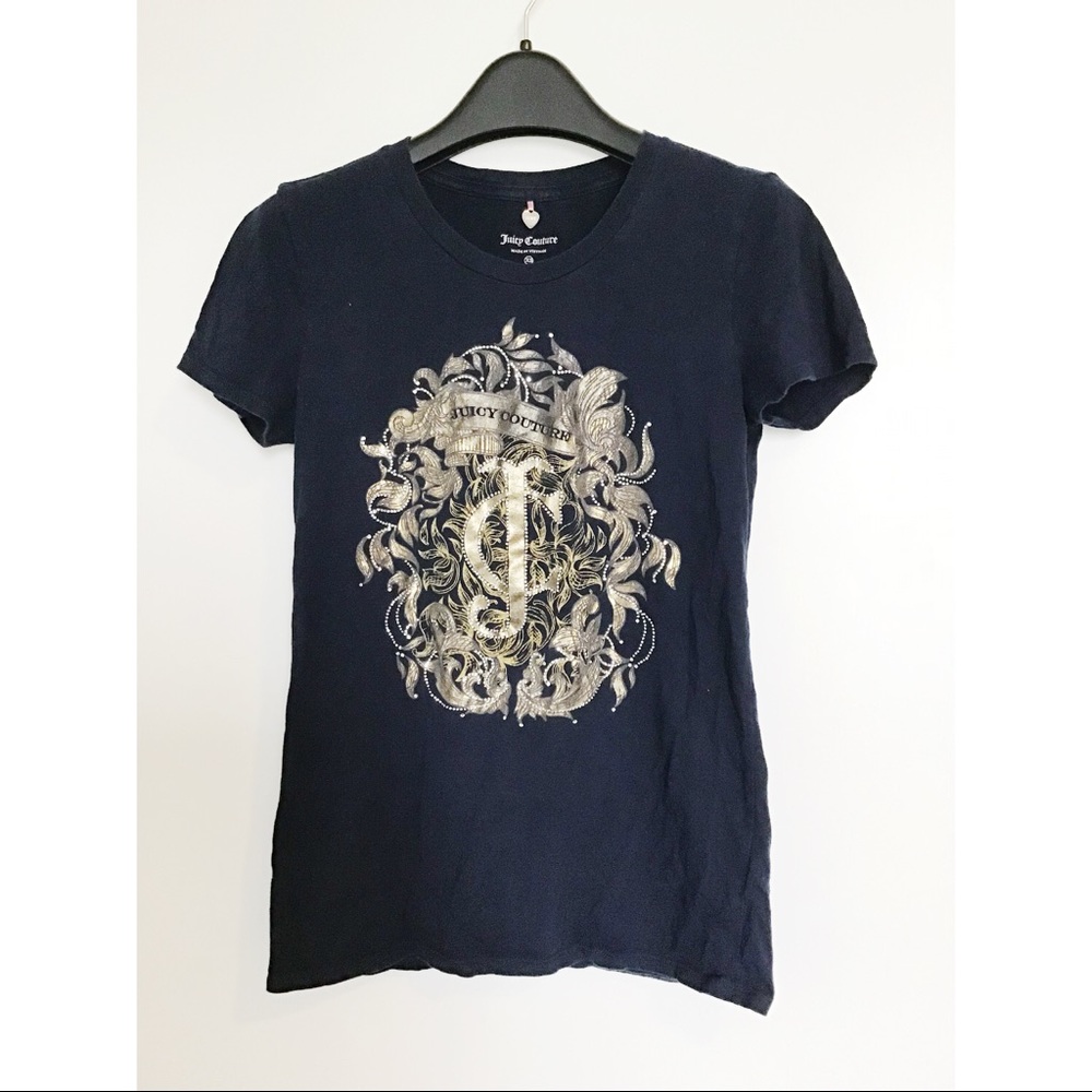 Juicy Couture Crystal Embellished TShirt XS